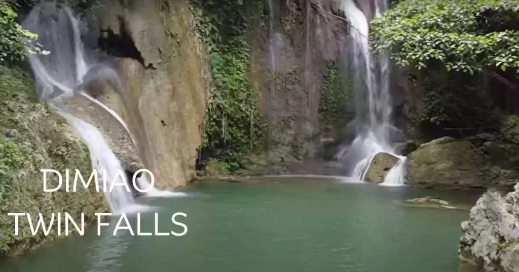 Dimiao Twin Falls in Bohol.