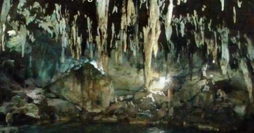 Hinagdanan Cave in Bohol Philippines.