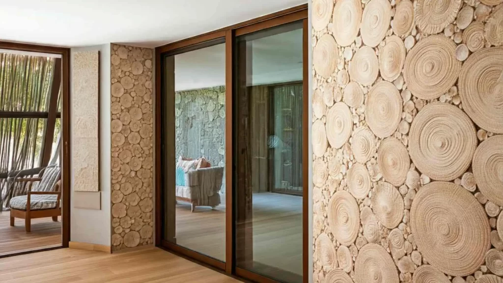 Capiz shells used as home decor